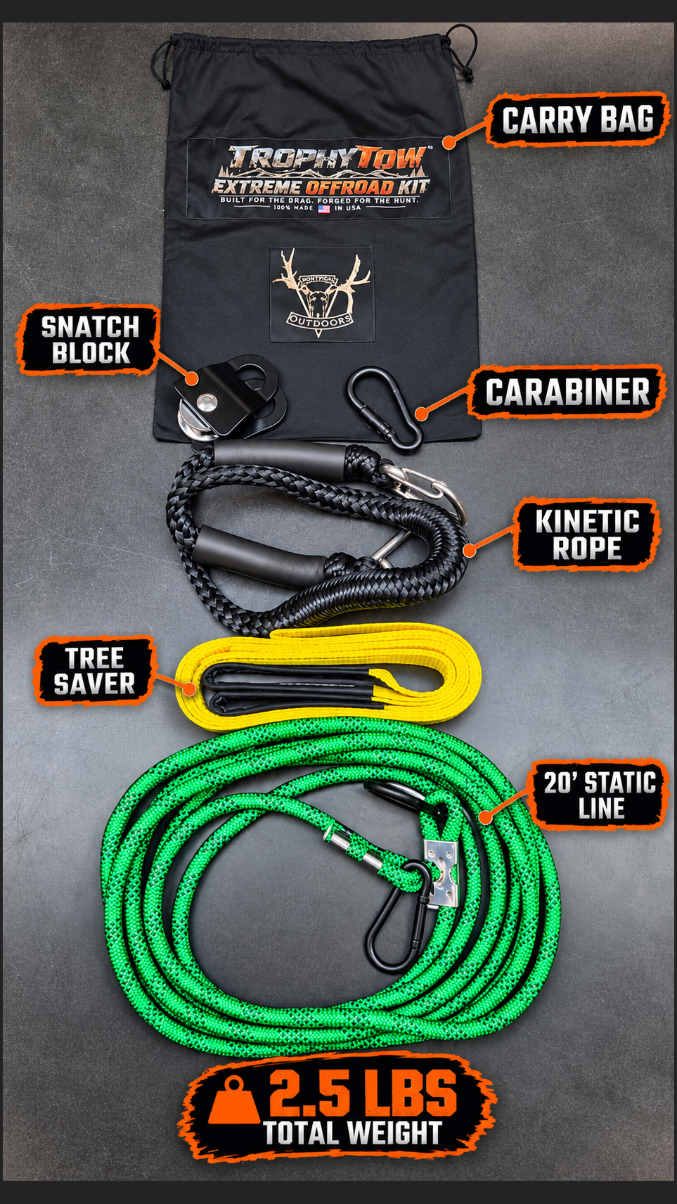 Trophy Tow Extreme Offroad Kit