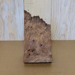 Maple Burl Phone Stand #2