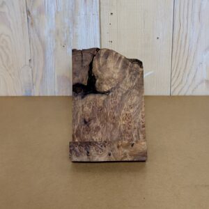 Maple Burl Phone Stand #3