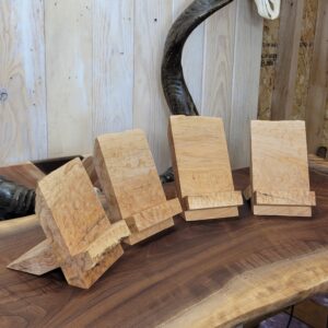 Quilted Maple Phone or Tablet Stand
