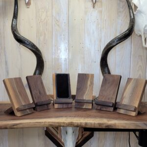 Black Walnut Phone or Tablet Stand
